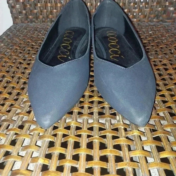 NWOB Ccocci Vera Pointed Toe Flat Black Size 8.5 - Picture 3 of 7